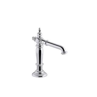 Artifacts Widespread Bathroom Sink Spout with Column Design, Polished Chrome | The Home Depot