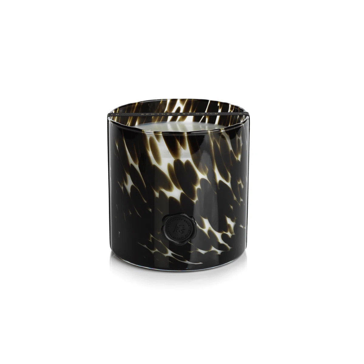 AG Opal Black Fig Vetiver Scented Jar Candle with Glass Holder | Wayfair North America