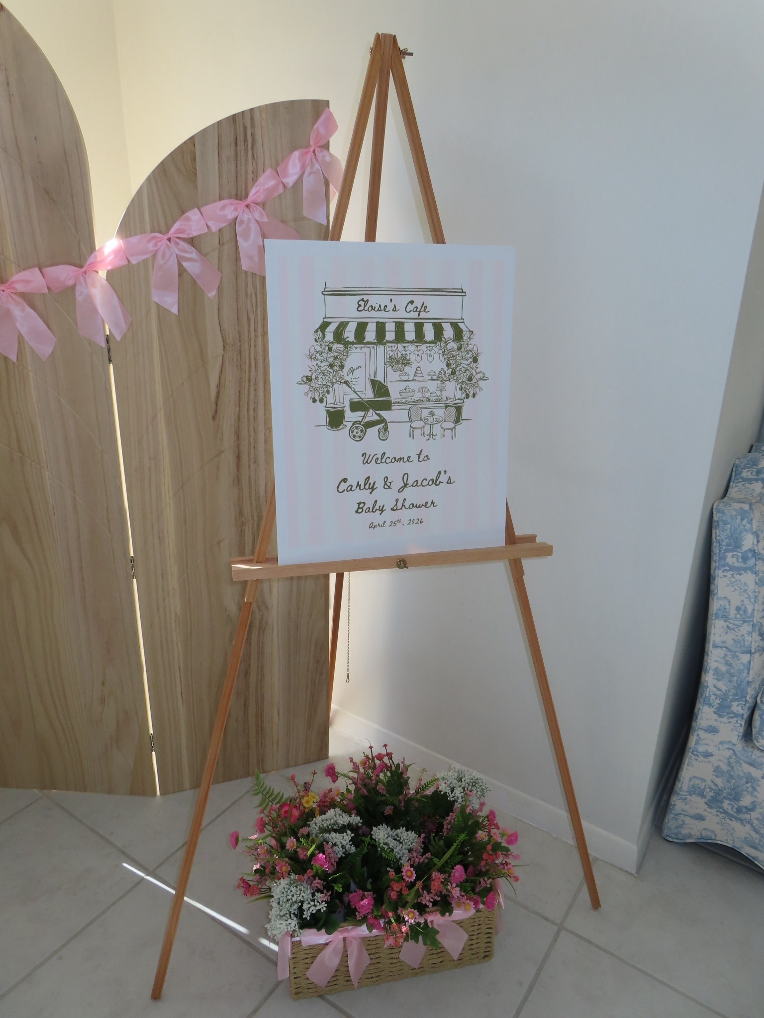 Baby shower sign🩷