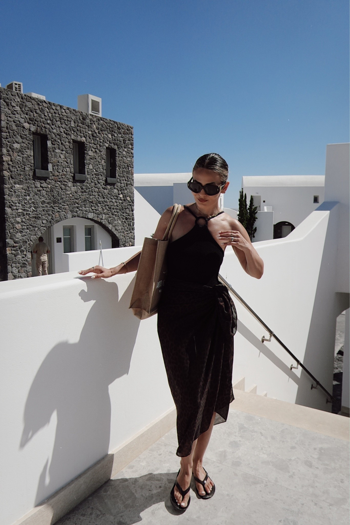 Pool/breakfast look of the day