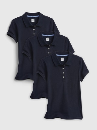 Kids Uniform Polo Shirt (3-Pack) | Gap (US)