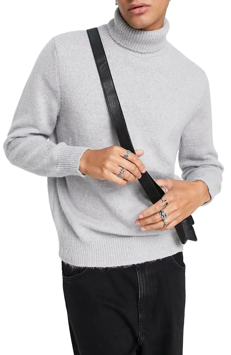 Topman Fluffy Turtleneck Sweater | Nordstrom | Nordstrom