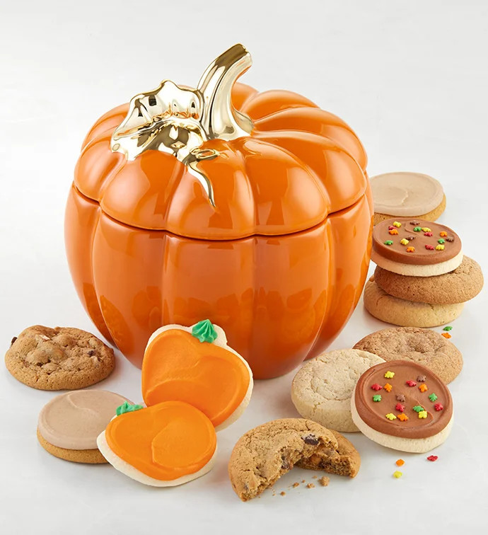 Collector's Edition Pumpkin Cookie Jar by Cheryl's Cookies | Cheryl's