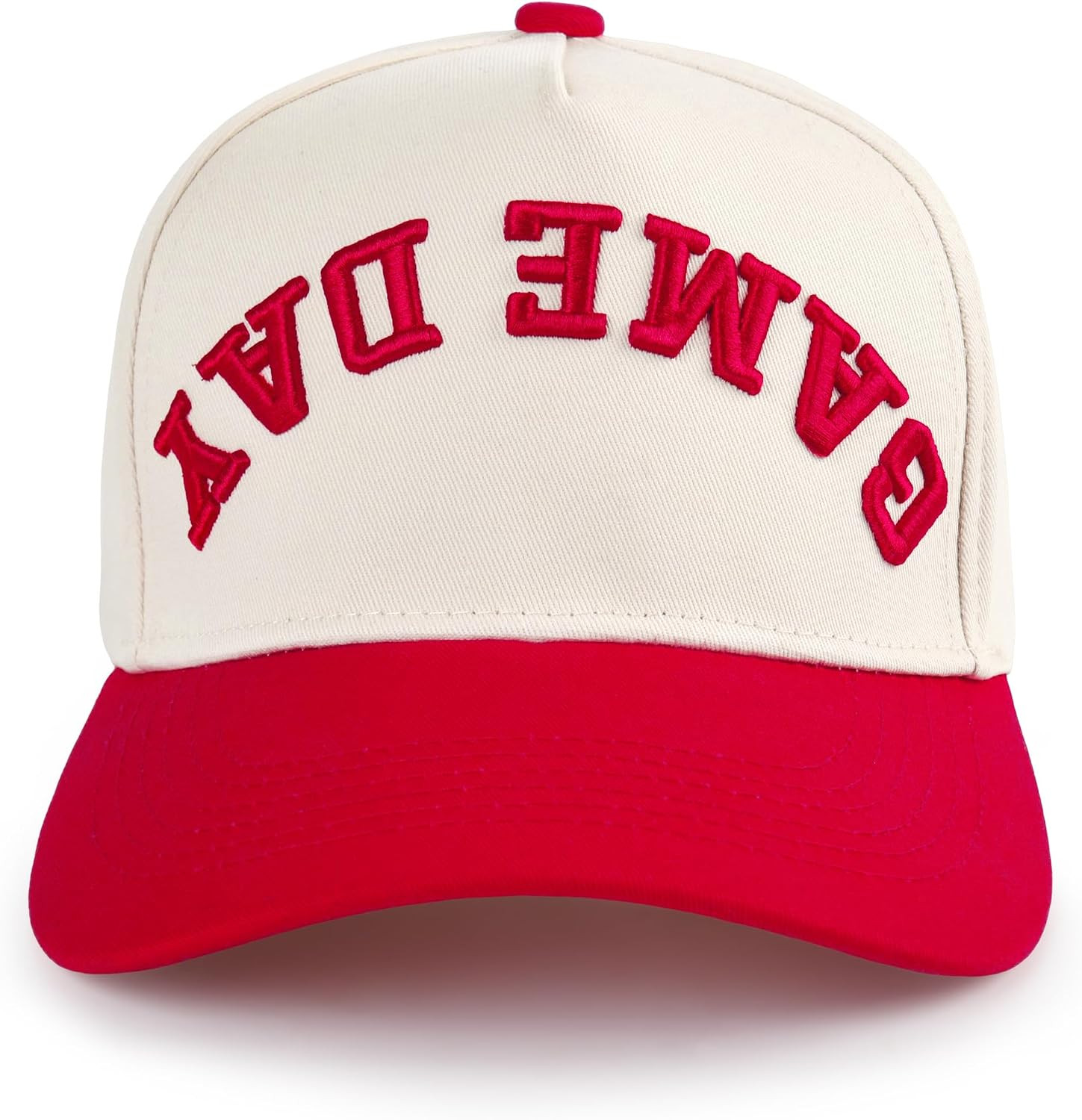 Game Day Trucker Hat - Upside Down 3D Puff Gameday Embroidered Cap | Amazon (US)