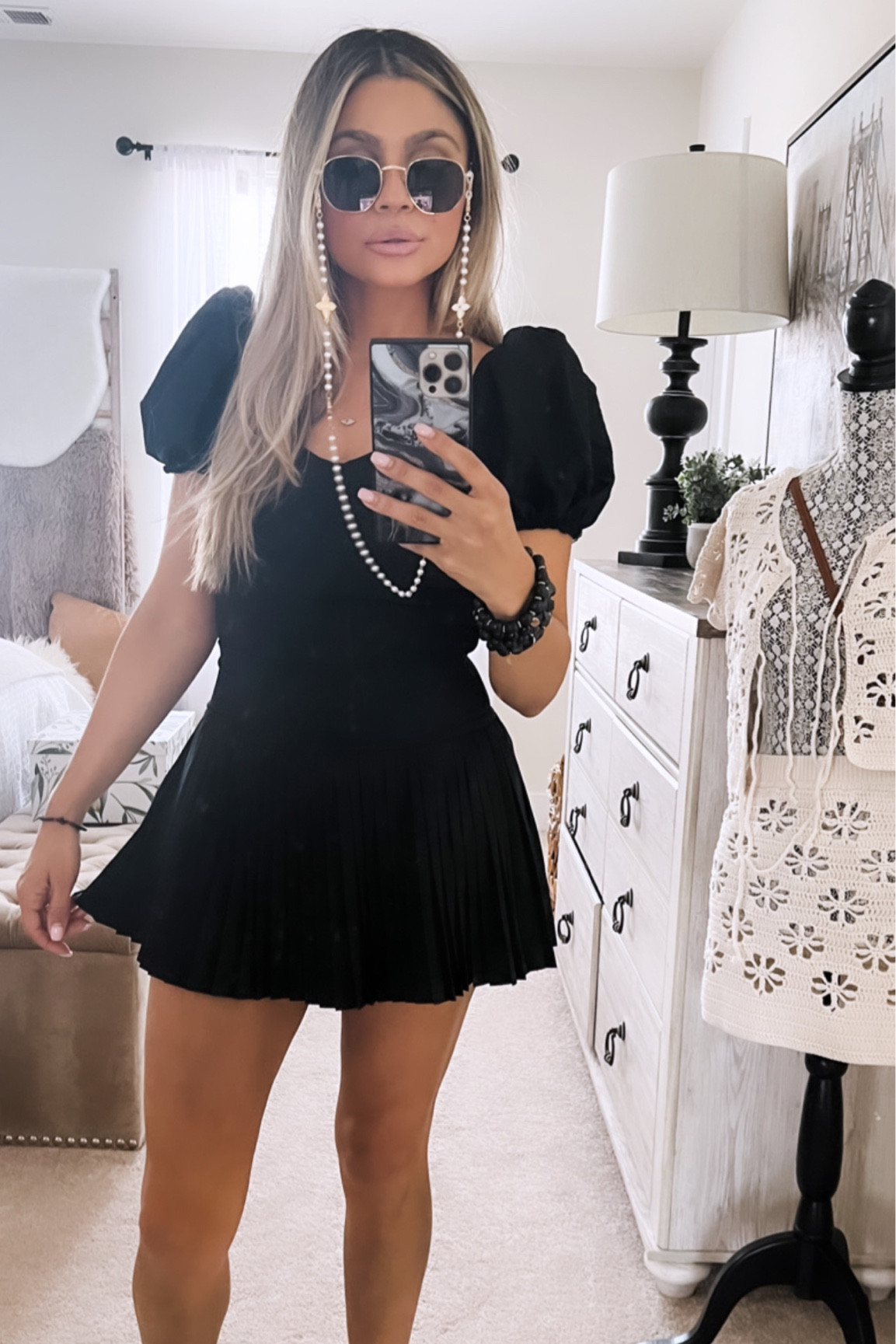 Happy Friday!!! What a perfect day to hang by the pool! Loving this cute swimsuit with puffy sleeves! I added a tennis skirt to make it a whole look! 
I’ll be rocking this outfit in Greece this summer ! 

#LTKtravel #LTKswim #LTKSeasonal