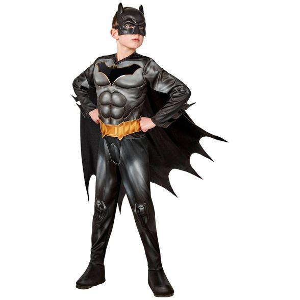 Kids' DC Comics Batman Deluxe Halloween Costume Jumpsuit with Accessories | Target