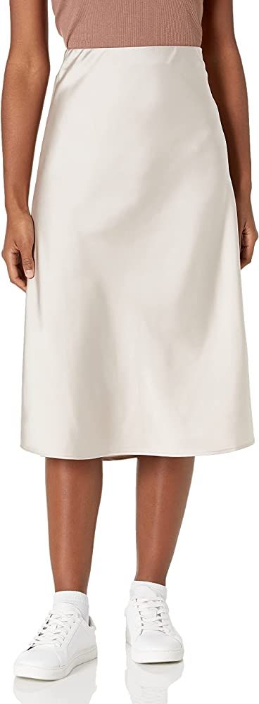The Drop Women's Maya Silky Slip Skirt | Amazon (US)