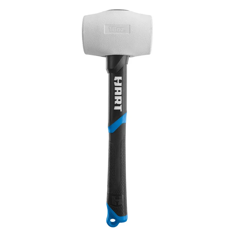HART 16-Ounce White Rubber Mallet | Walmart (US)