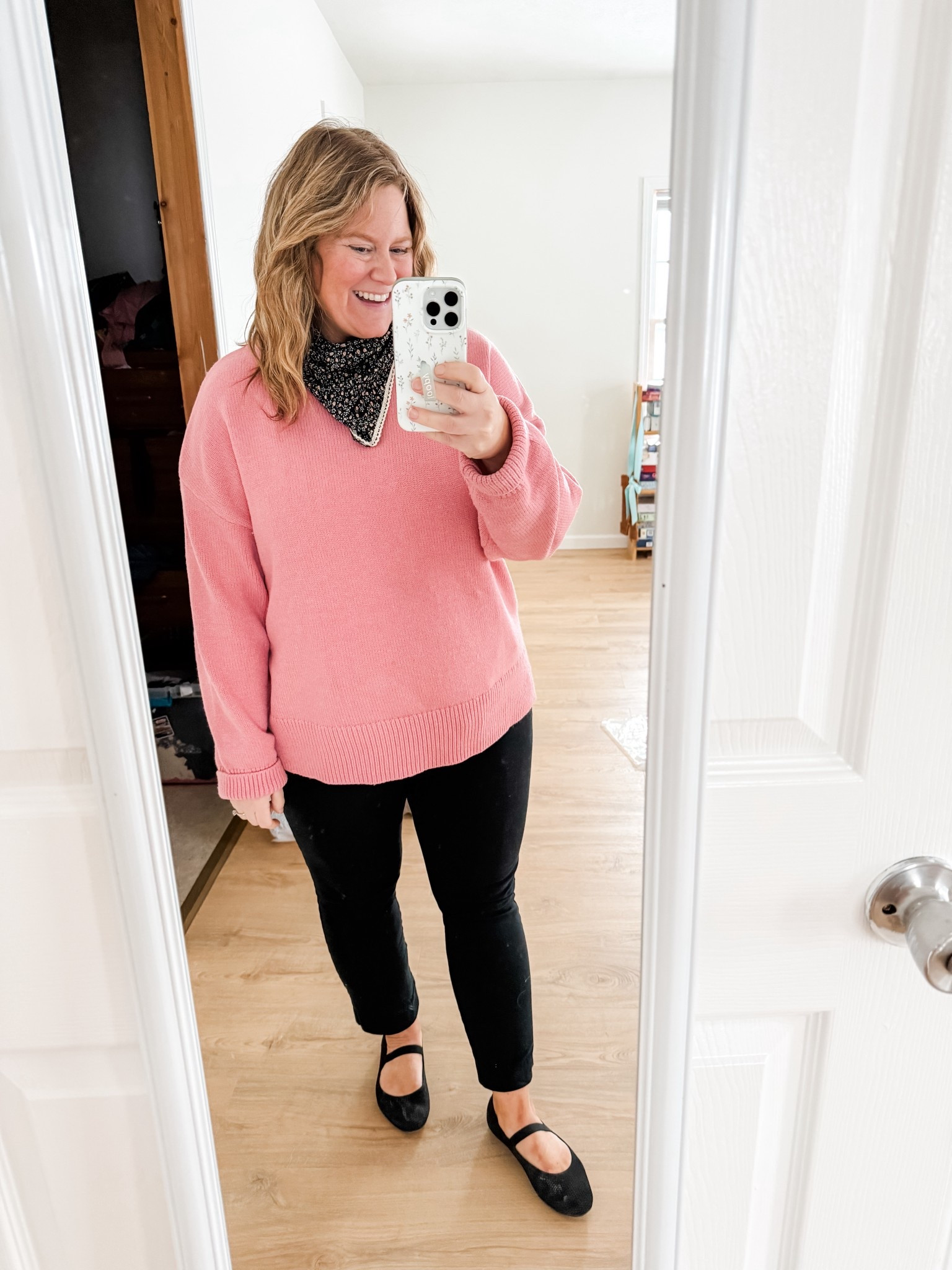 Teacher outfit! Would also be cute for Valentine’s Day.  Wearing an XL in my sweater and a 16 petite in my pixie pants. 

#LTKValentine #LTKMidsize #LTKWorkwear