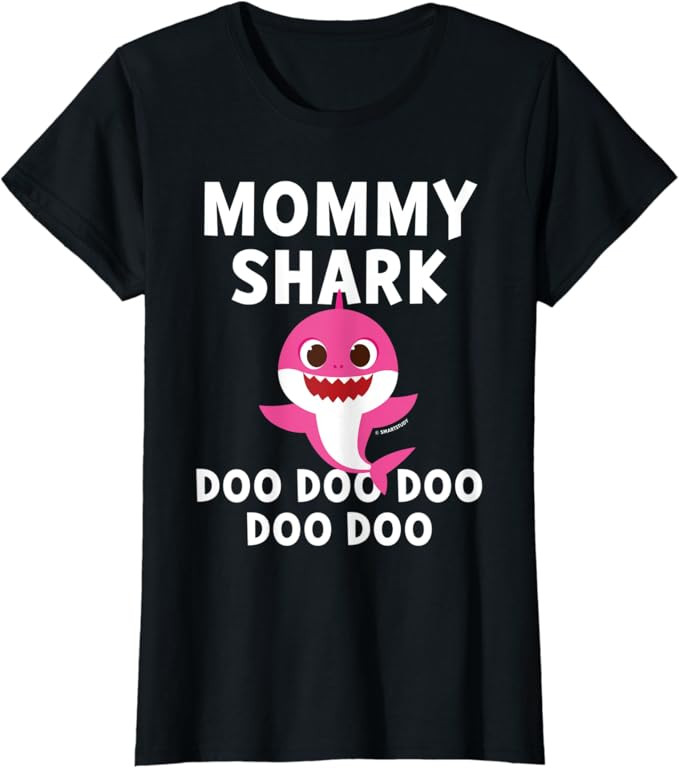 Womens Pinkfong Mommy Shark Official T-shirt | Amazon (US)