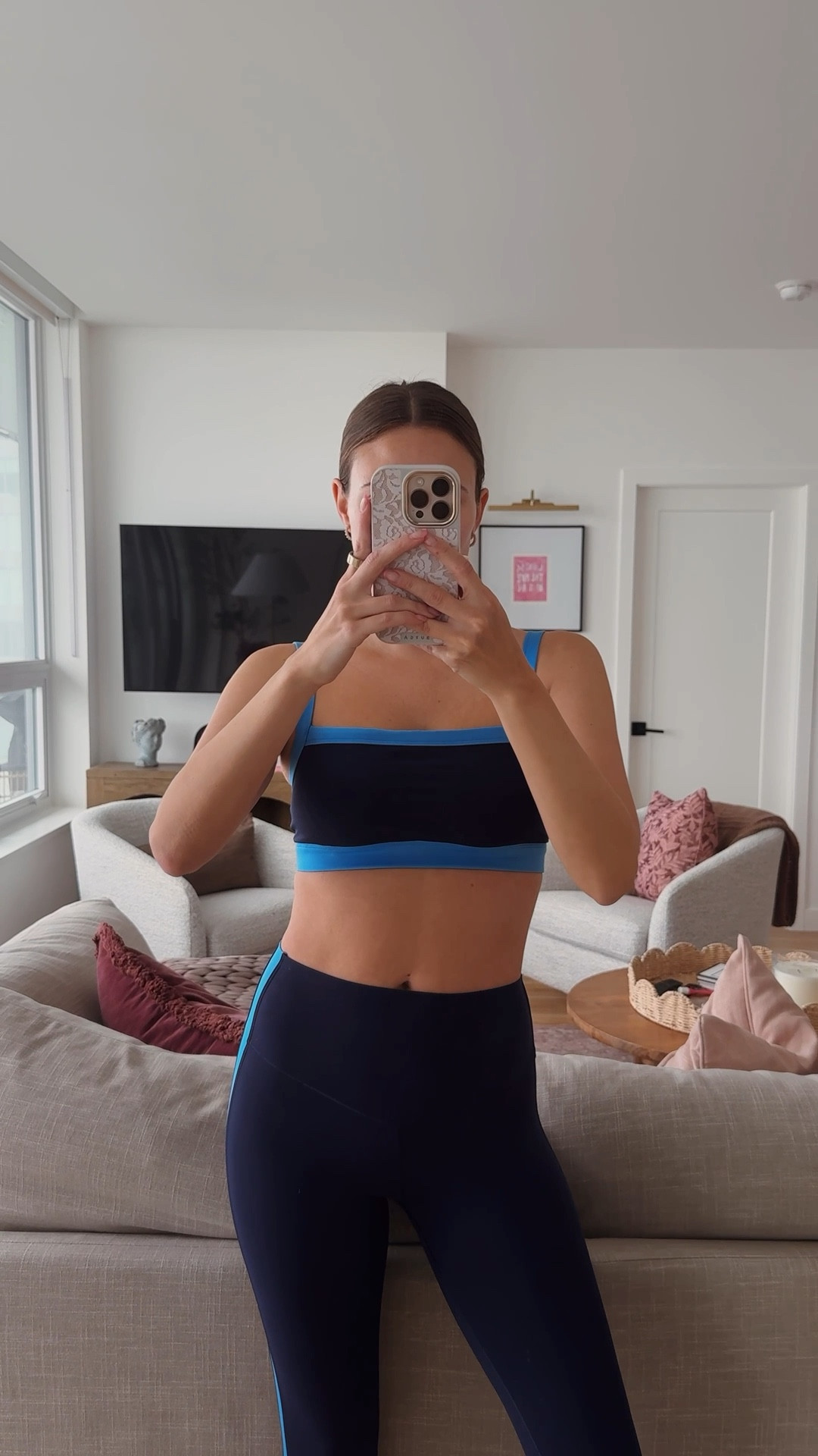 Wearing smalls in both top & bottoms 

#LTKootd #LTKfitnessgoals #LTKdayinmylife