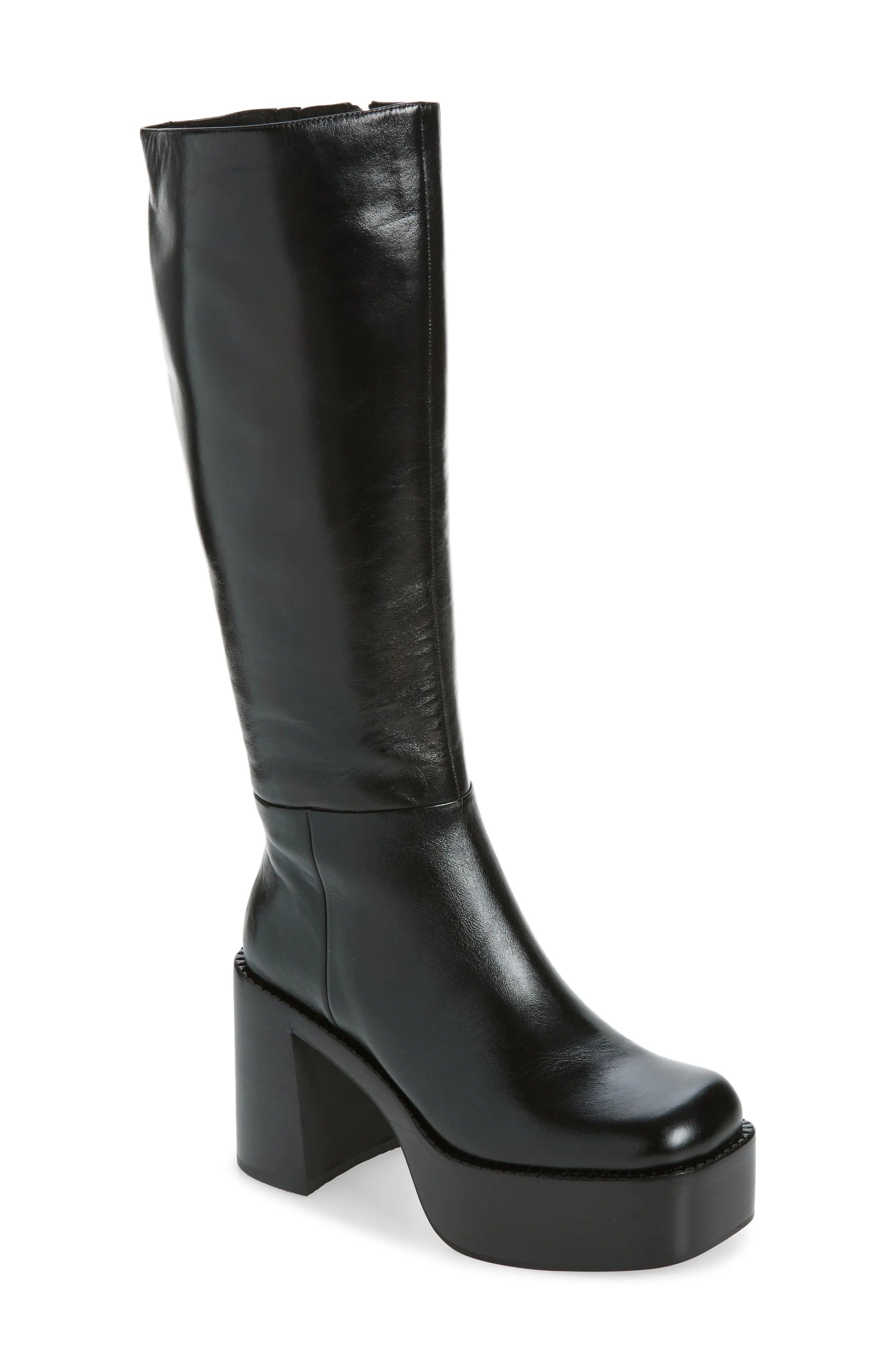 Jeffrey Campbell The-Band Knee High Leather Boot (Women) | Nordstrom | Nordstrom