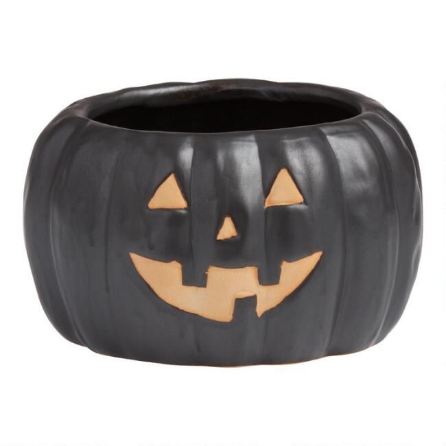 Black Jack O' Lantern Serving Bowl | World Market