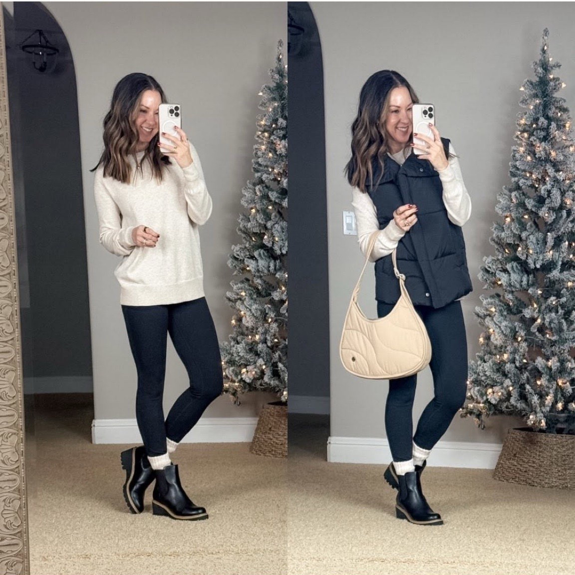 Winter Outfit Inspo

For reference I’m 5’1 110lbs wearing an XS in the leggings and a small sweater and vest! 

Outfit inspo  leggings outfit  winter outfits  leggings outfit inspo  Amazon finds  fashion inspo  petite fashion  boots  purse  jackets  long sleeves  EverydayHolly

#LTKootd #LTKPetite #LTKSeasonal