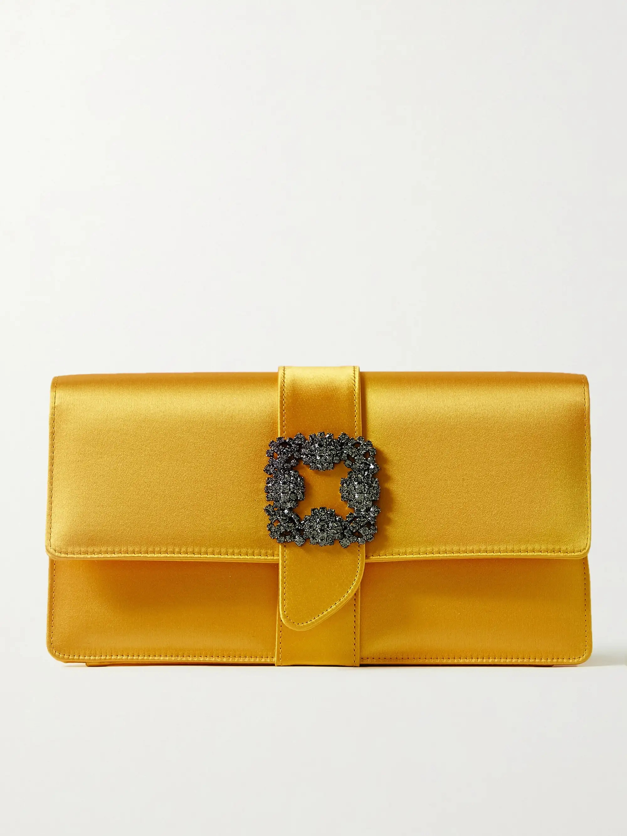 Capri crystal-embellished satin clutch | NET-A-PORTER (US)