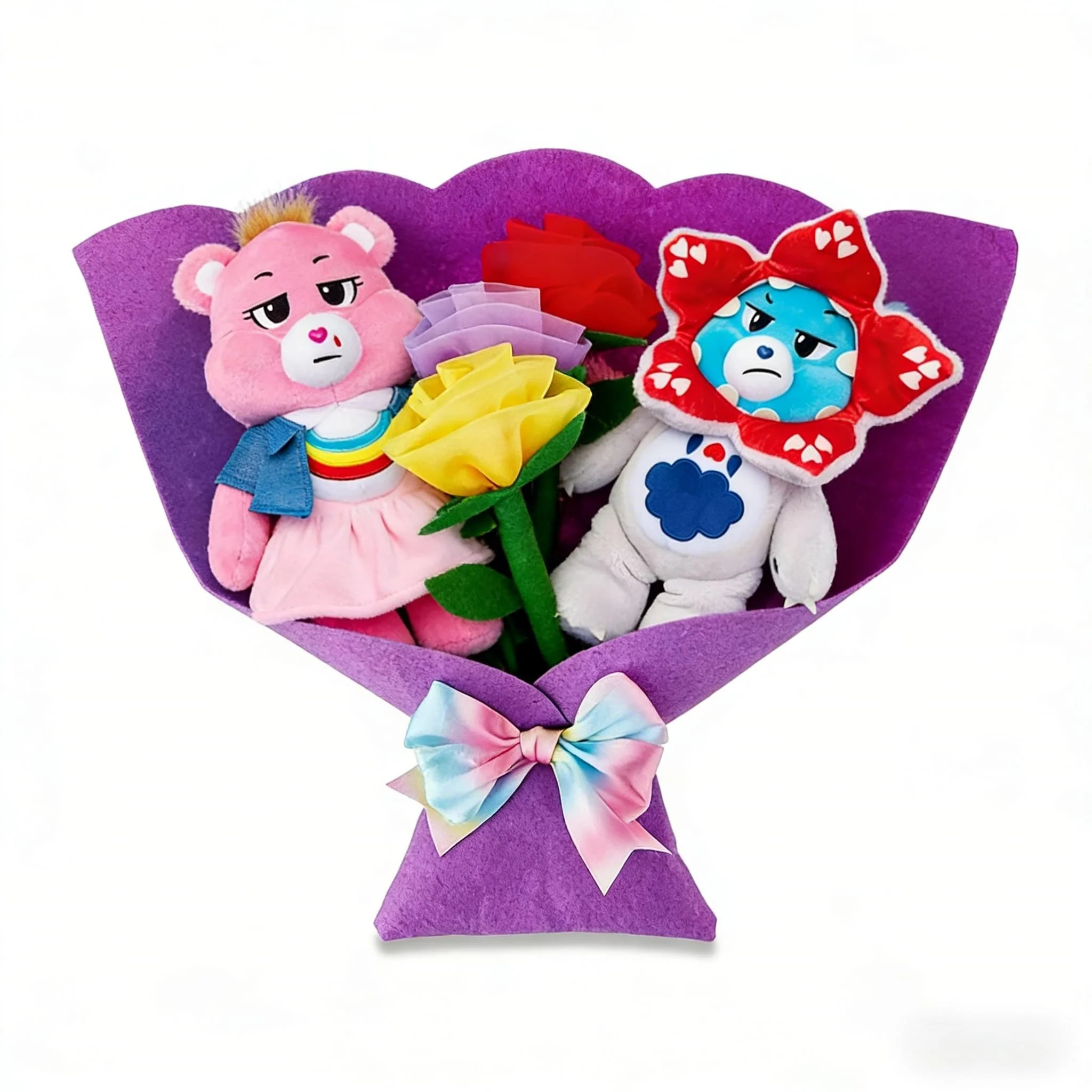 Care*Bears+Stranger*Things Valentine's Bouquet - Plush Grumpy Bear, 6 Inch Plush | Walmart (US)