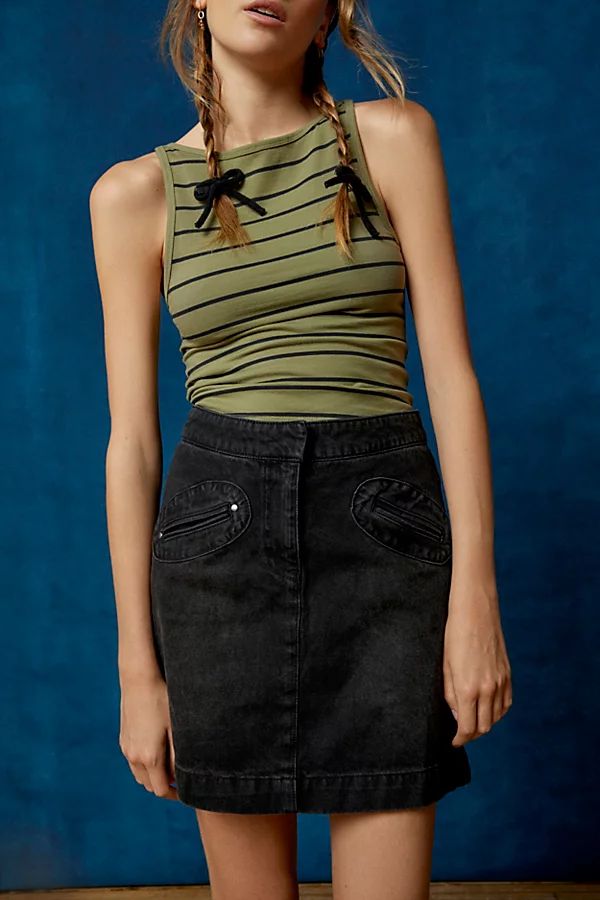 BDG Quin Denim Mini Skirt | Urban Outfitters (US and RoW)