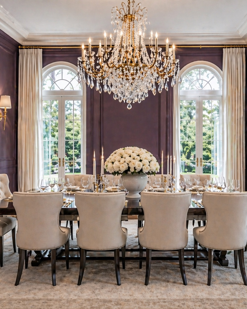 Luxury Dining Room Statement | Designer Chairs + Crystal Chandelier

Designed for elevated living—plush velvet chairs, a polished statement table, and a crystal chandelier that defines the entire space. Anchored by a soft luxury rug and a vintage-style credenza with mirror detailing, this is the kind of room that sells the lifestyle, not just the home. Timeless, refined, and made for repeat entertaining.


#luxurydiningroom #highenddecor #statementchandelier #velvetchairs #luxuryfurniture #designerhome #diningroominspo #eleganthome #interiorgoals #luxurylifestyle #shopthelook #ltkhome #highendinteriors #timelessdesign #milliondollarhome

#LTKHome #LTKvlog