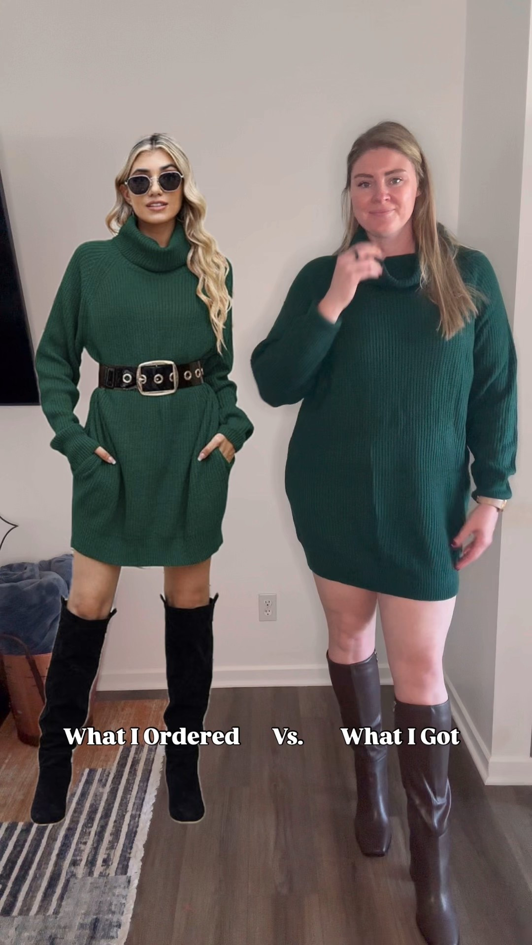 How cute is this sweater dress? The length is a little scary when I lift my arms, but I’m 6’ tall. Plus if you have leggings on underneath that will help as well! 

S-3X, I’m in XXL 
Comes in 11 colors, so if you love the dress and not the color, check out the other colors!

Sweater dress, long sleeve dresses, fall dresses, winter dresses 

#LTKMidsize #LTKFindsUnder50 #LTKPlusSize