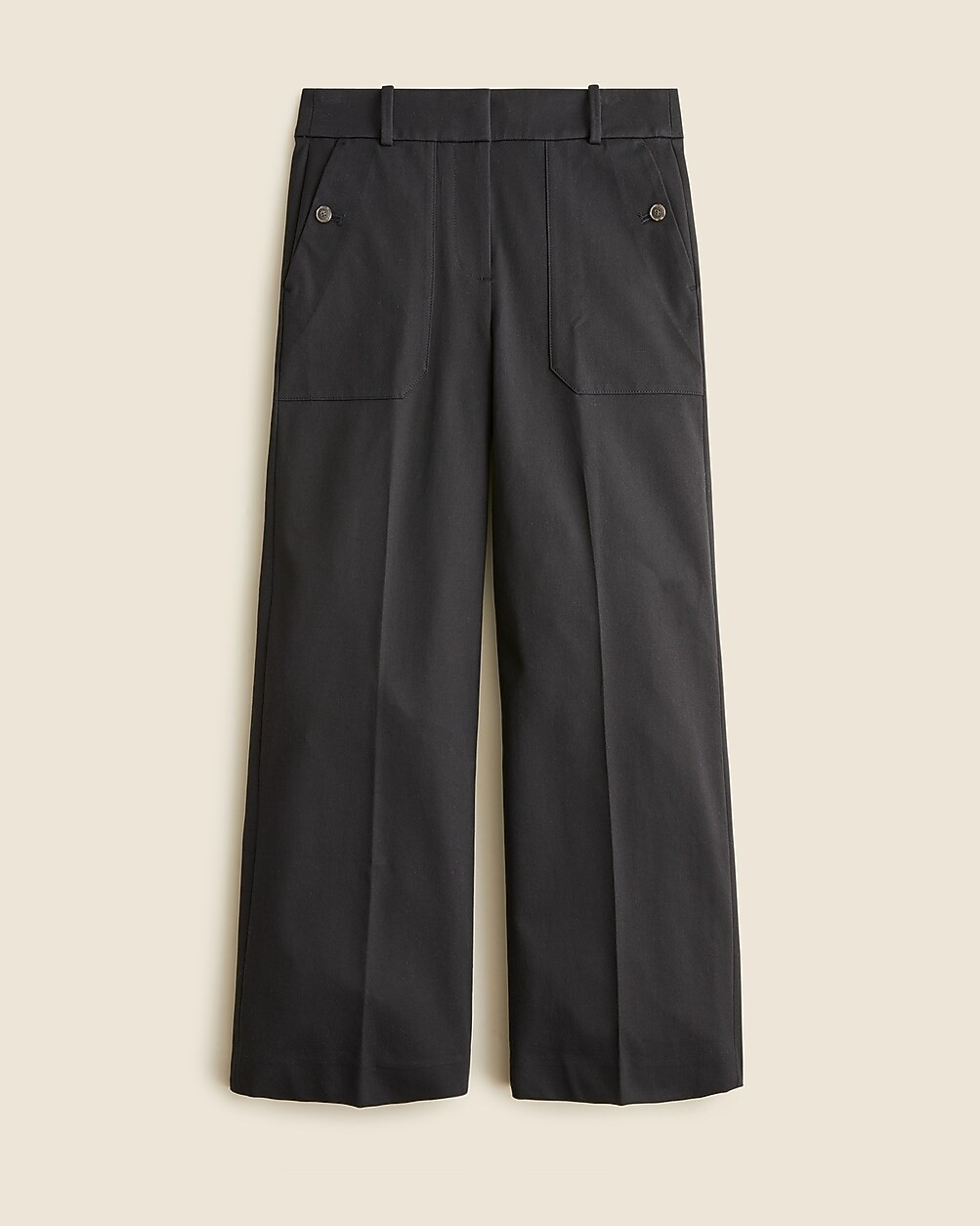 Sydney wide-leg pant in bi-stretch cotton blend | J. Crew US