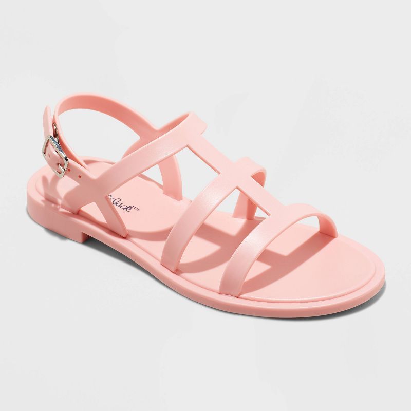 Girls' Elsie Slides - Cat & Jack™ Pink | Target