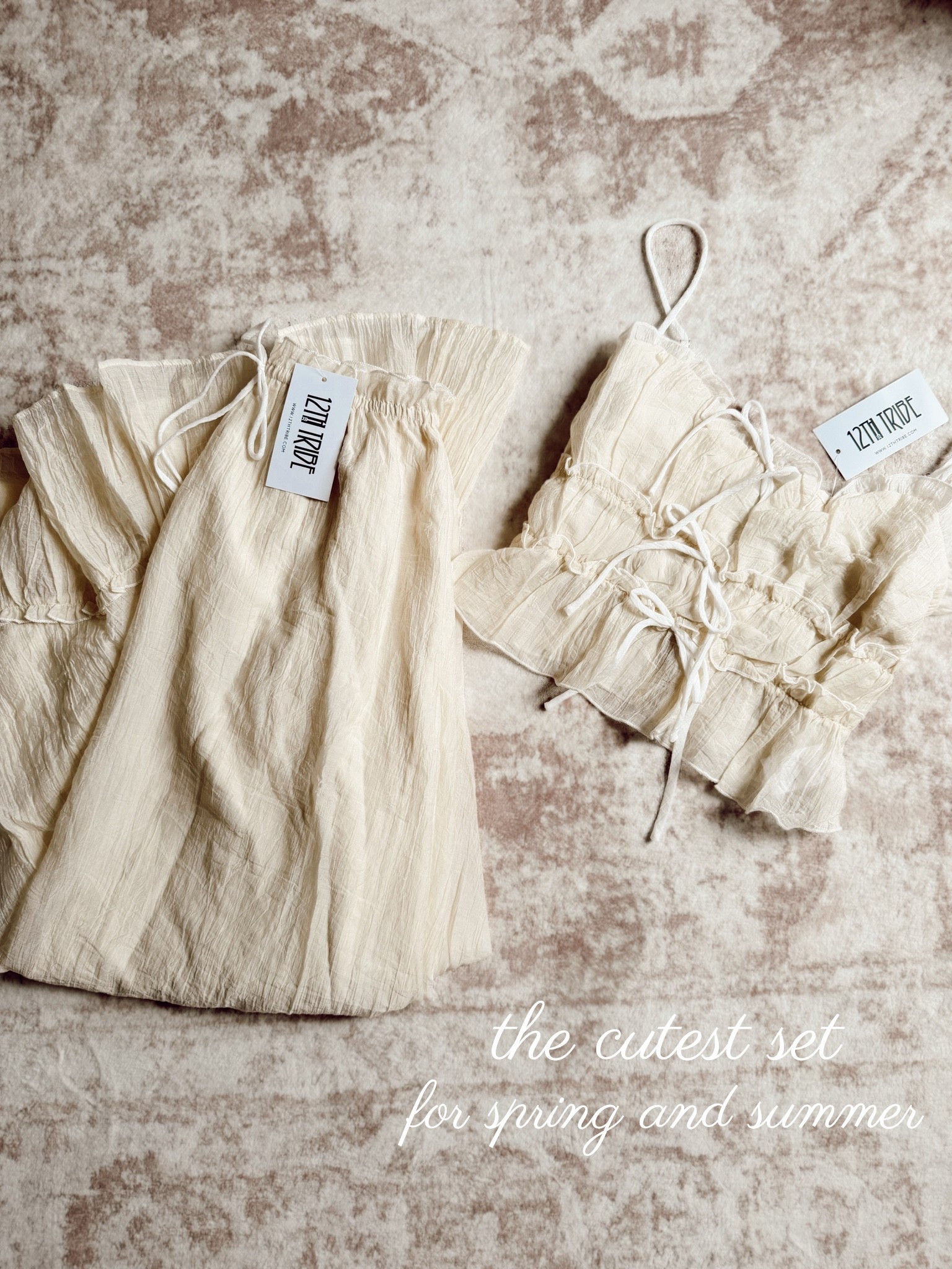 @12th Tribe sent over the cutest set for spring and summer ✨🤍

#LTKootd #LTKgrwm #LTKmomlife