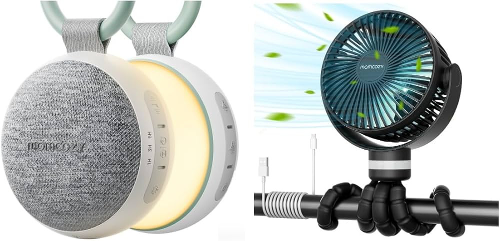Momcozy Portable Stroller Fan and Portable Sound Machine | Amazon (US)