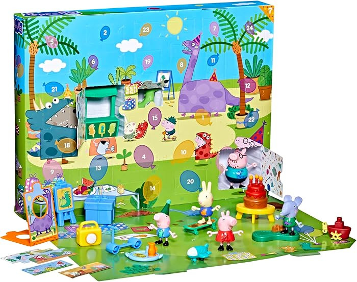 PEPPA PIG George's Party Advent Calendar, Preschool Toys | Amazon (US)