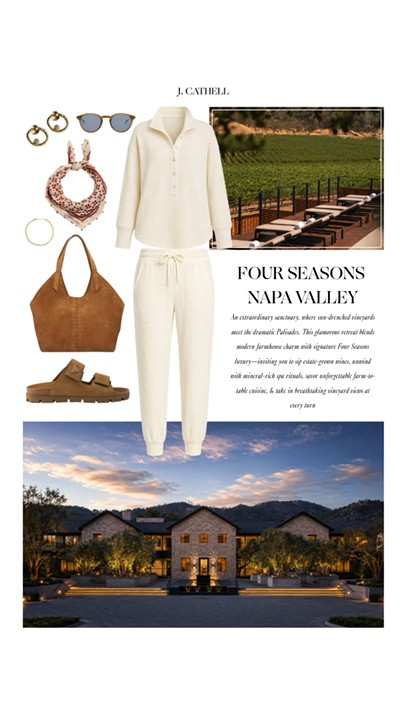 🍷 Napa Valley in the fall just might be wine country at its best.

In my Napa Valley Fall Style Guide, I’m sharing where to stay, what to wear, and the outfits I’d plan for every moment of the trip—from vineyard tastings and alfresco lunches to golden-hour cocktails, elevated dinners, and one last farewell brunch.

Think rich autumn tones, beautiful layers, suede and woven accessories, polished denim, and effortless pieces that feel perfectly at home among the vines. Tap to shop the looks and plan your own chic fall escape to Napa. 🍂✨

#LTKStyle #NapaValley #NapaStyle #WineCountryStyle #FallOutfits #FallTravel #WineCountry #TravelStyle #AutumnStyle #OutfitInspiration

#LTKTravel #LTKSeasonal #LTKOver40 #LTKTravel
