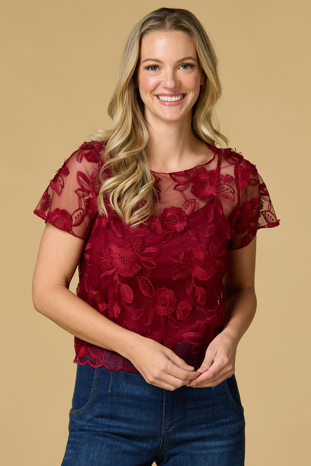 apple blossom top | Versona