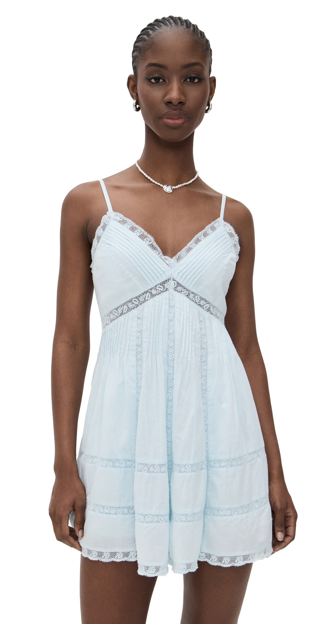 LoveShackFancy Docila Dress Blue L | Shopbop