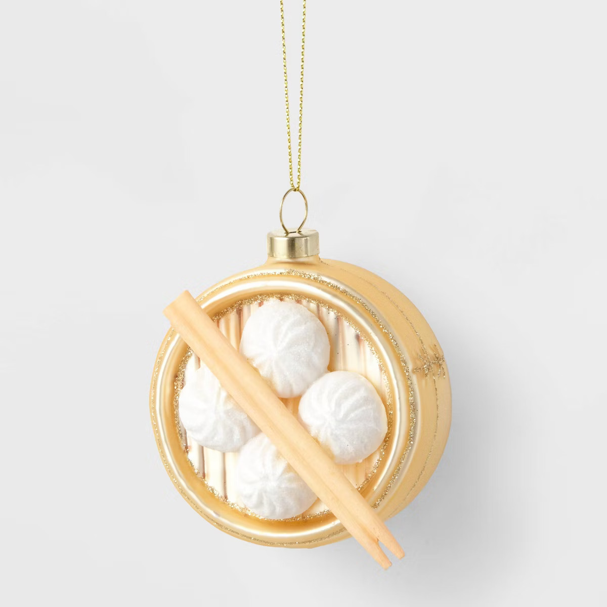 4" Glass Steamed Buns Christmas Tree Ornament - Wondershop™ | Target