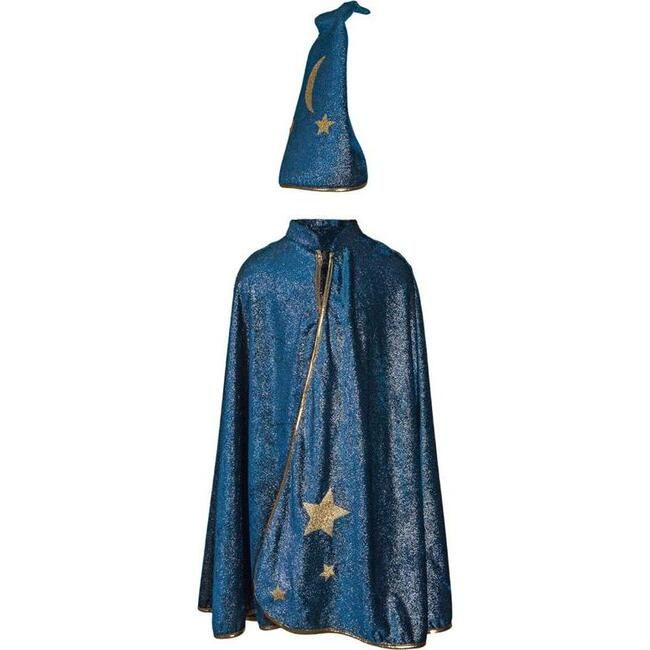 Starry Night Wizard Cape & Hat | Maisonette