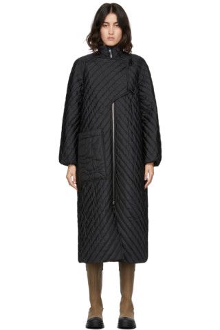 Quilted Recycled Ripstop Coat | SSENSE