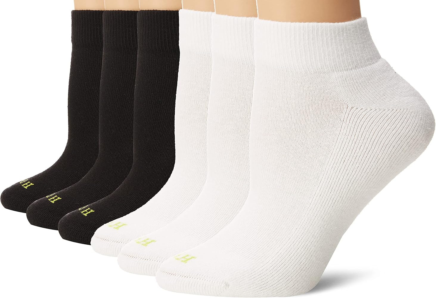 HUE Women's Quarter Top with Cushion 6 Pack | Amazon (US)