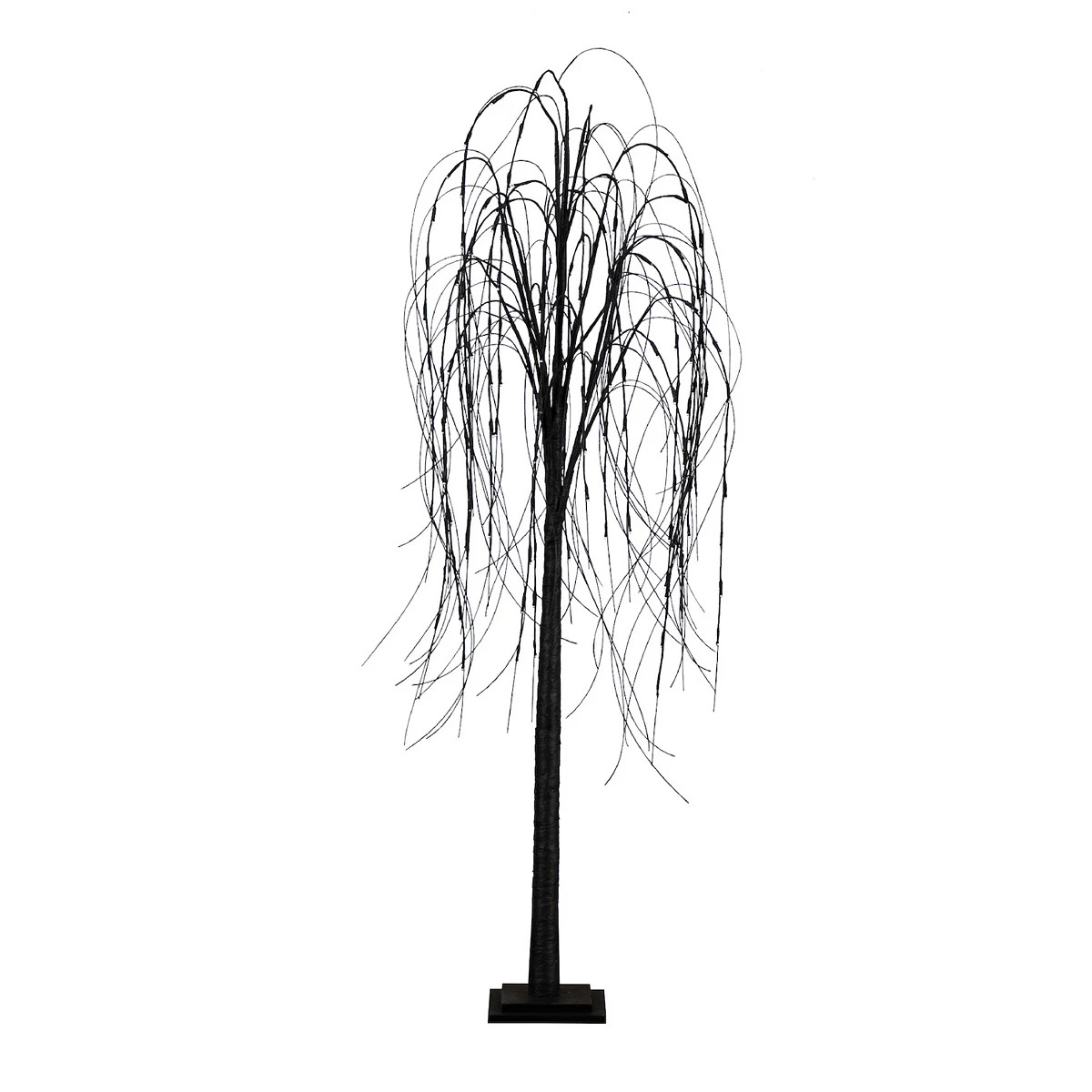 nearly natural 6-ft. Pre-Lit Halloween Black Willow Artificial Fall Tree | Kohl's
