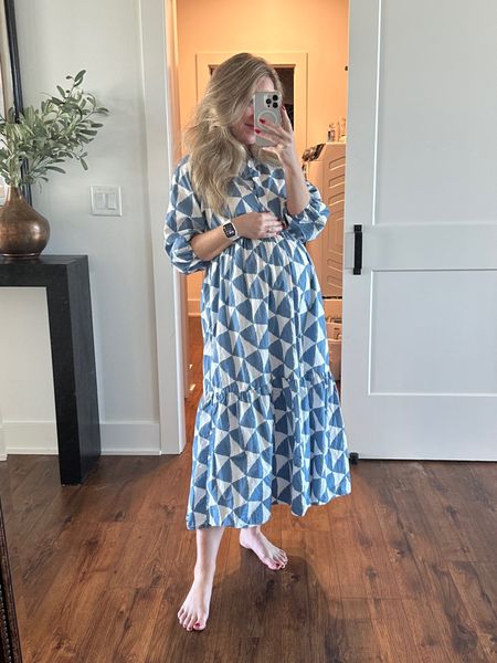Favorite throw on and go summer dress! Anthro shirt dress 💙 I’m 5’2” and sized up to a small regular length for the bump!



#LTKbump #LTKSeasonal #LTKstyletip