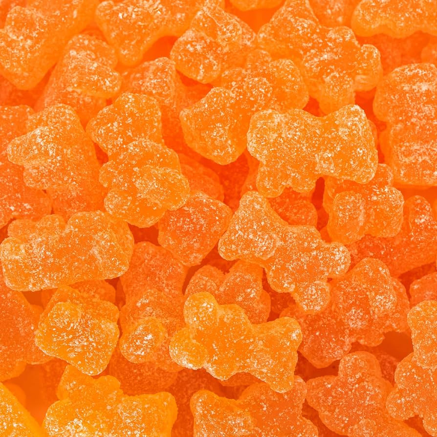 Sour Bears Gummy Candy, Orange Candy, Vegan Gummies, 1 Lb Bag | Amazon (US)