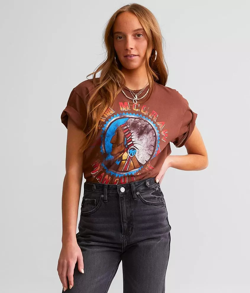 Tim McGraw Indian Outlaw Band T-Shirt | Buckle