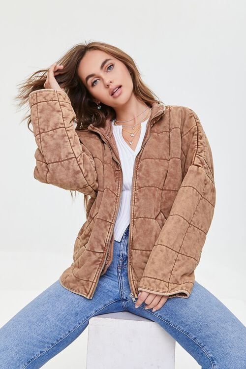 Quilted Zip-Up Jacket | Forever 21 (US)