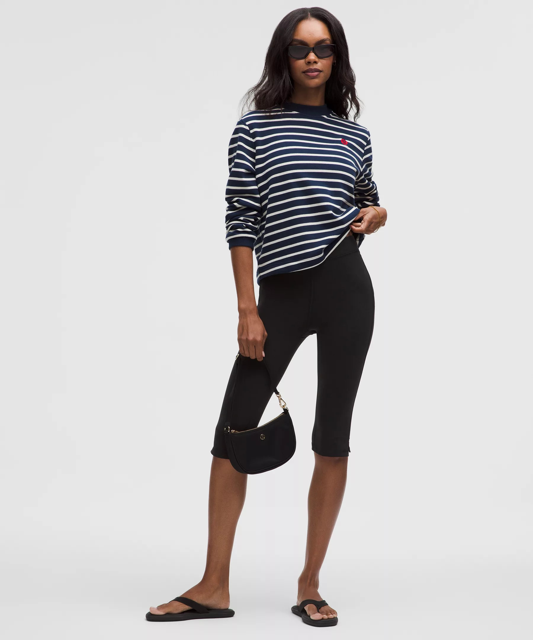 Groove High-Rise Notched-Hem Crop 15" | Lululemon (US)