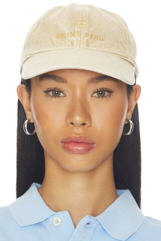 ANINE BING Jeremy Baseball Cap in Butter Yellow | REVOLVE | Revolve Clothing (Global)