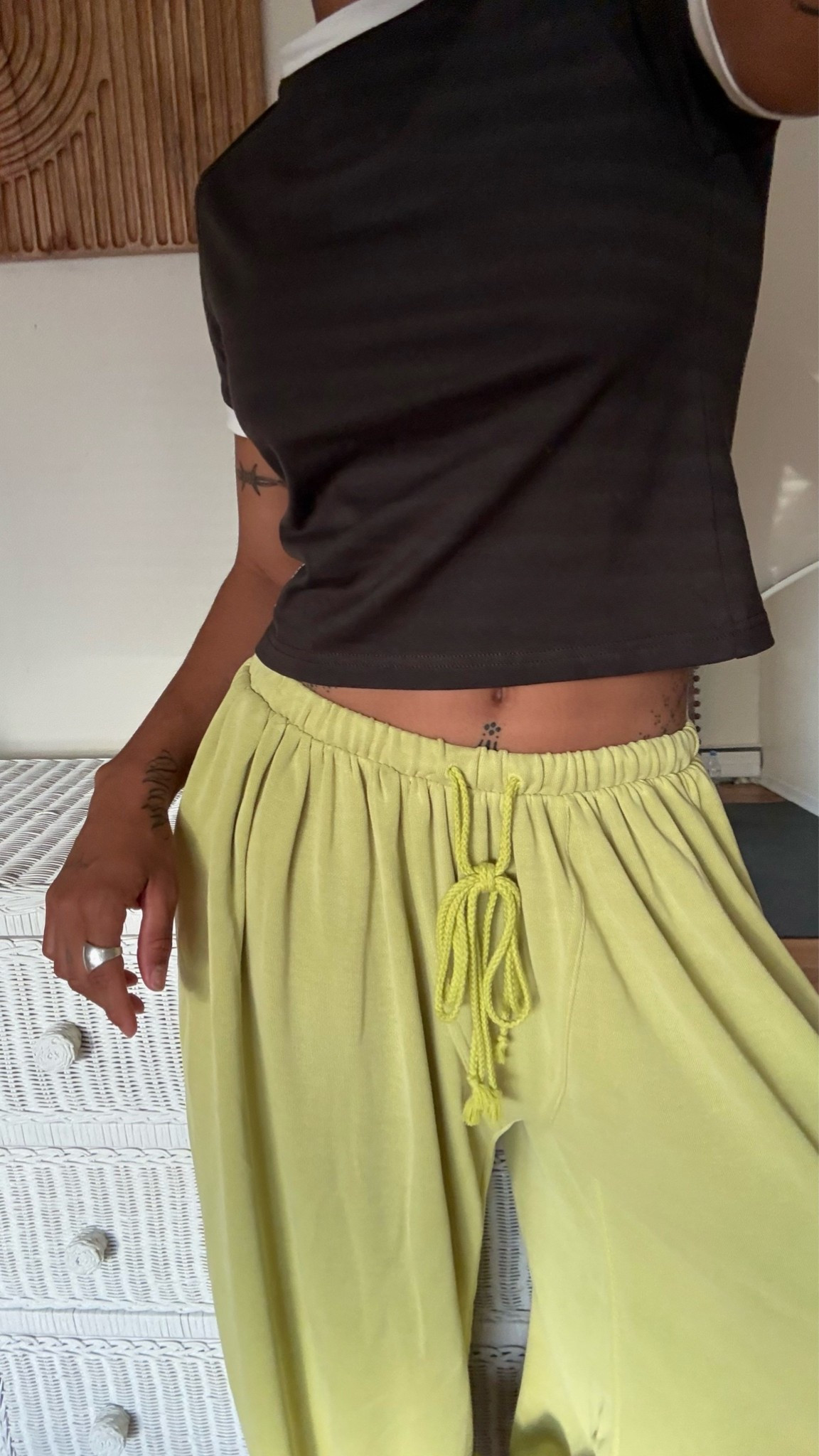 Top is Adanola's Contrast Detail Classic T-shirt in Coffee Bean/Marshmallow White, size XS. Bottoms are to d i e for. Tagged here, I'm wearing a small!

#LTKootd #LTKfitnessgoals #LTKActive