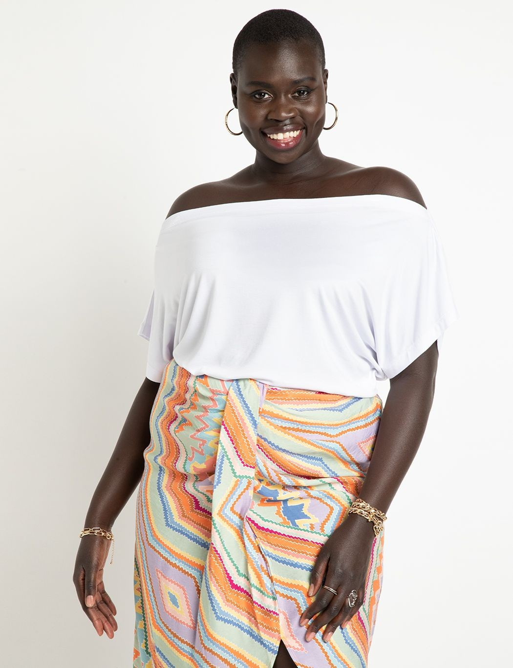 One Shoulder Tee | Eloquii