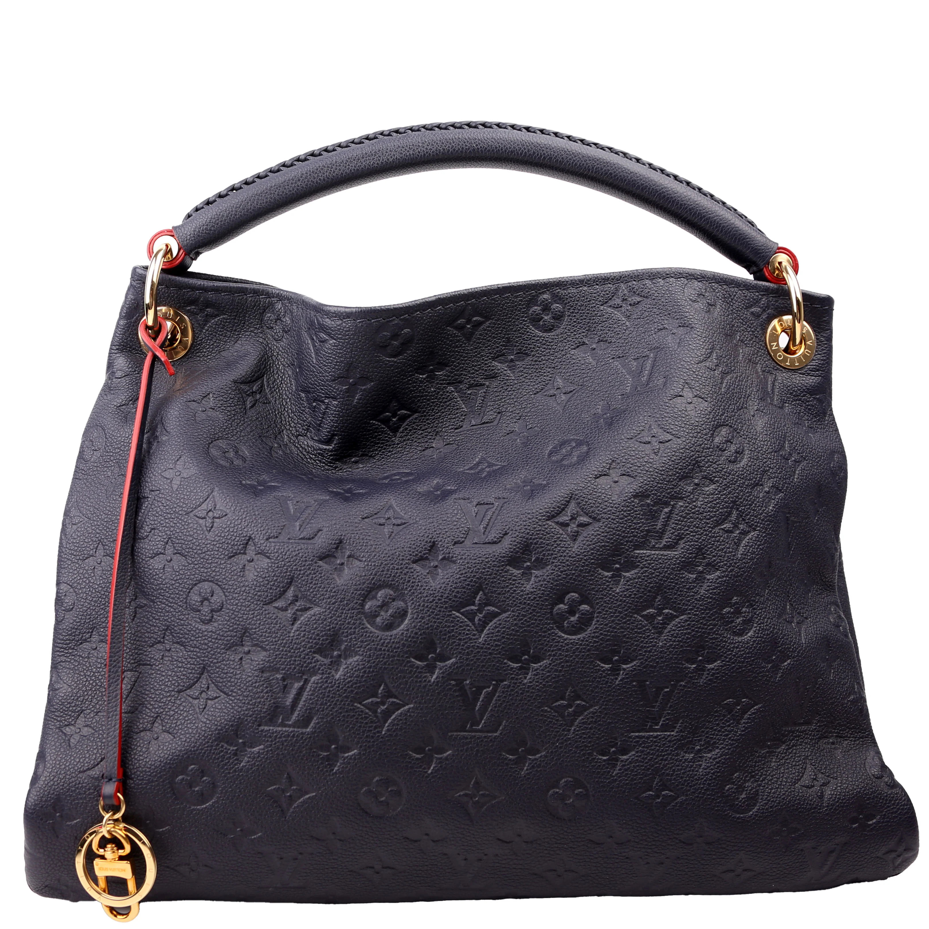 Artsy MM Empreinte Navy/Red | Keeks Designer Handbags
