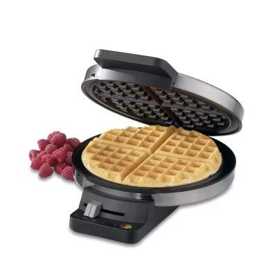 Cuisinart Round Classic Brushed Stainless Waffle Maker | Walmart (US)