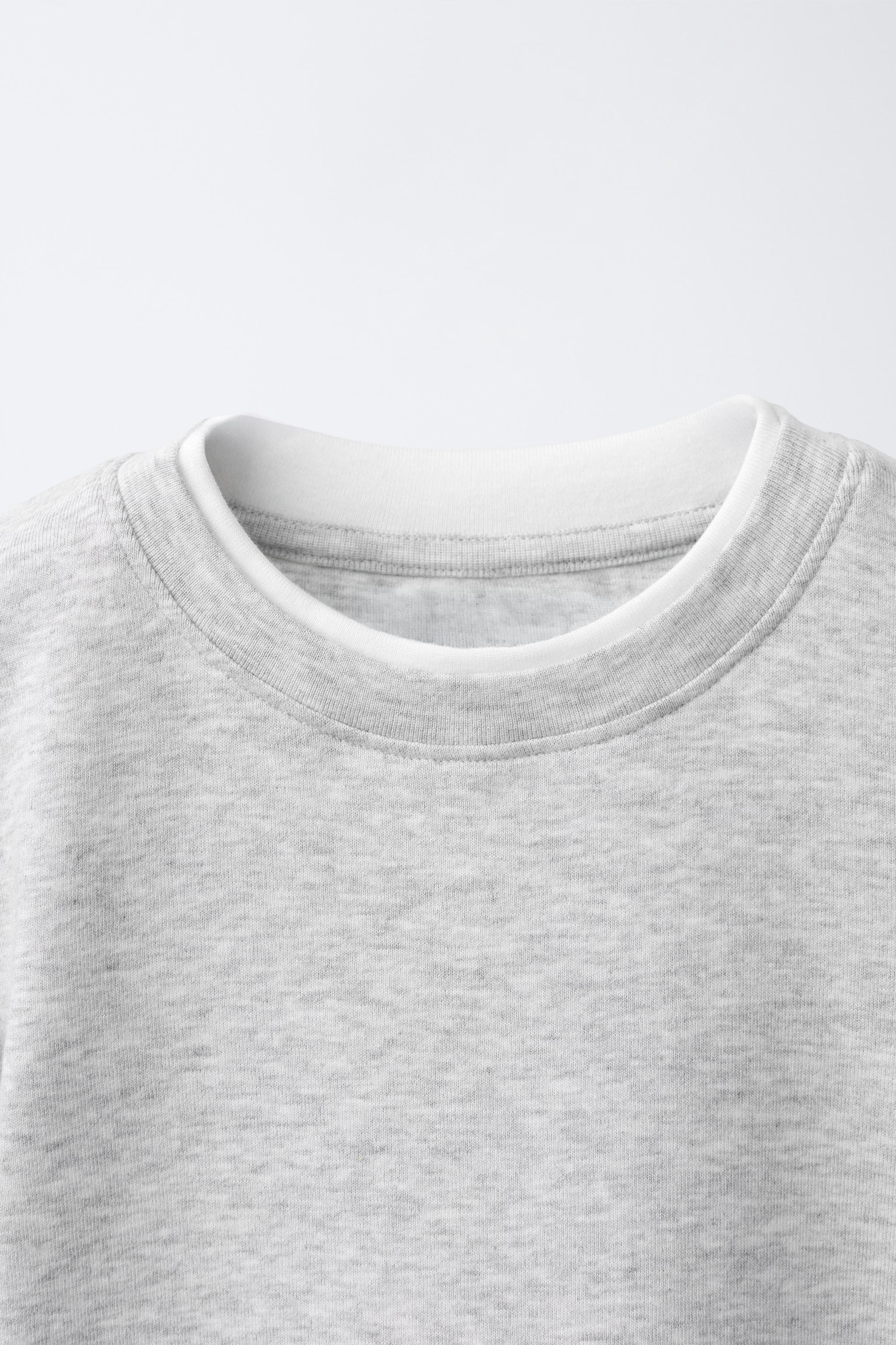 DOUBLE LAYER MODAL T-SHIRT | Zara US
