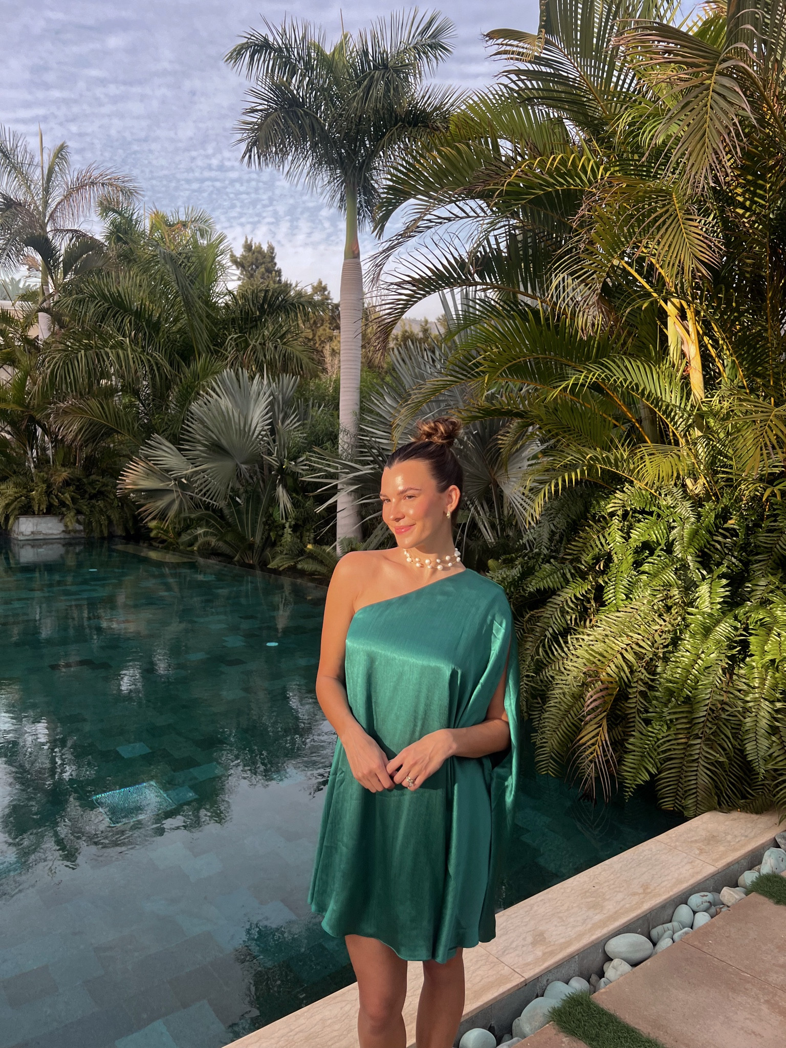 Anniversary outfit for dinner in Spain🤍 wearing an xs in the dress! 

Europe outfit. European summer. 

#LTKtravel