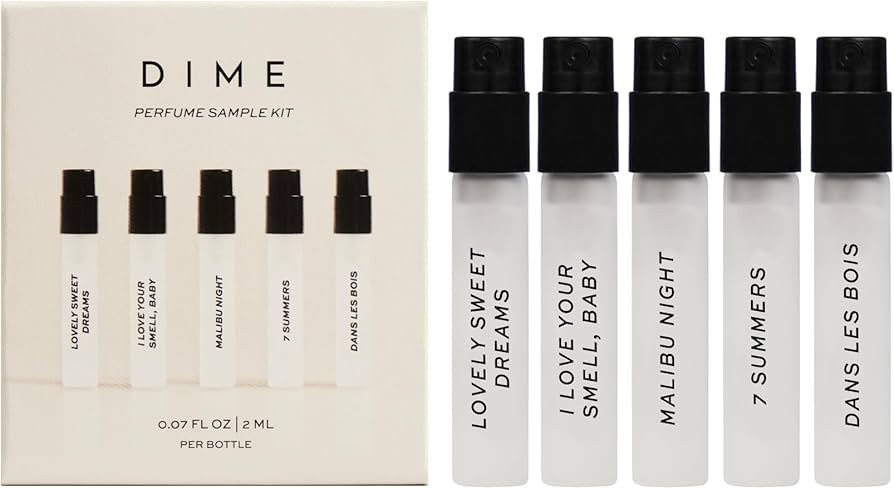 DIME Beauty Perfume Sampler, Hypoallergenic, Clean Perfumes, Eau de Toilette For Women (Set of 5,... | Amazon (US)