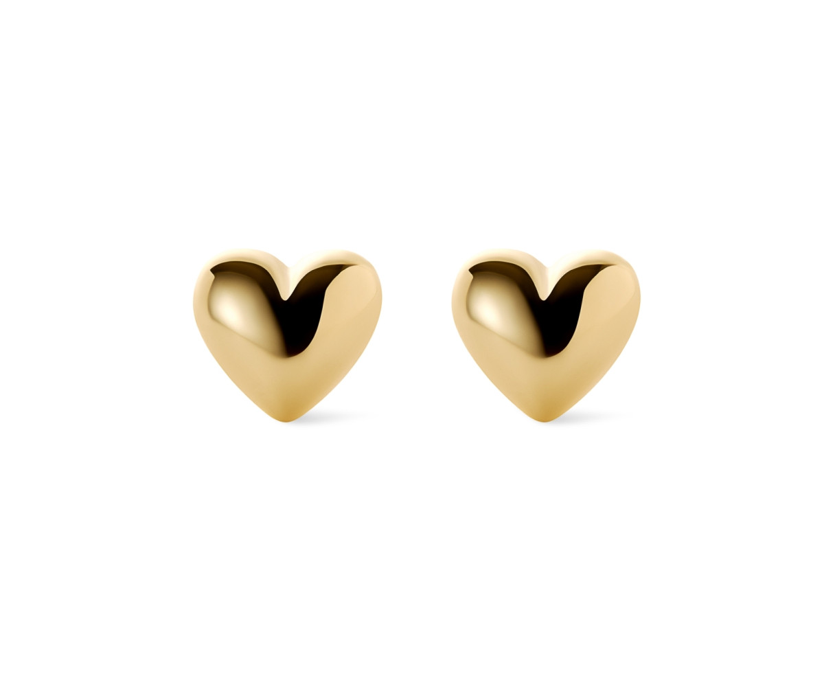Ana Luisa Heart Earrings - Lev Studs - Gold, gold | Macy's